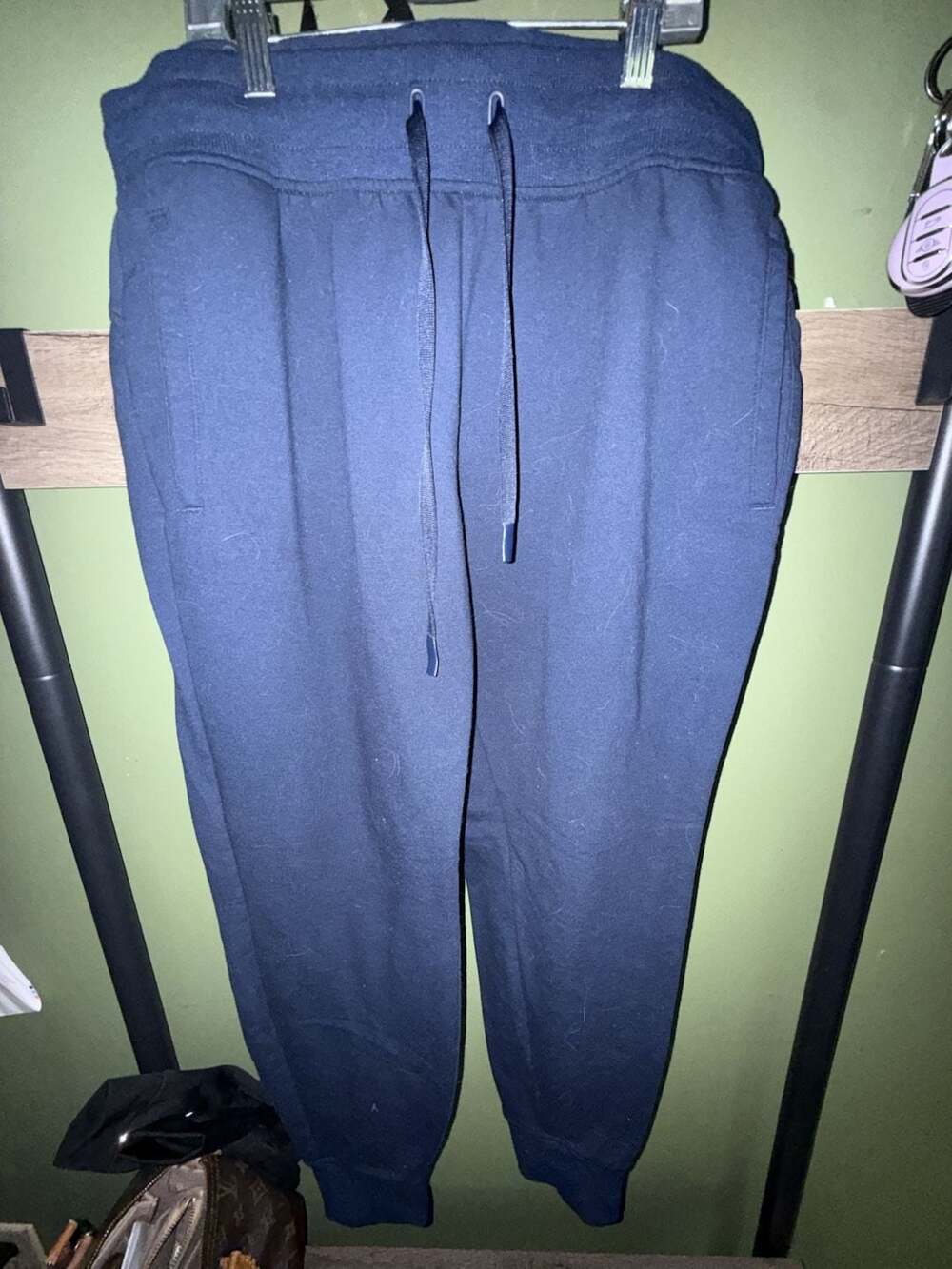Athletic Works Sweatpants Joggers Size L 12-14 Navy Blue